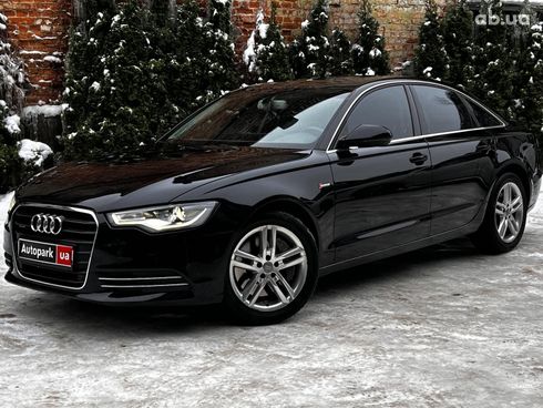 Audi A6 2012 черный - фото 1