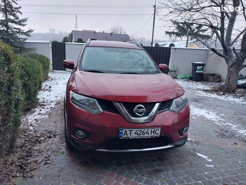 Nissan Rogue 2014 красный - фото 12