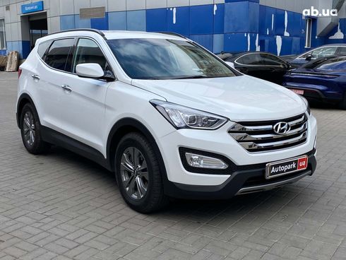 Hyundai Santa Fe 2015 белый - фото 3