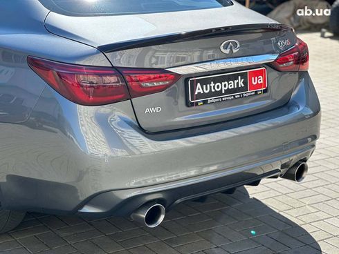 Infiniti Q50 2017 серый - фото 9