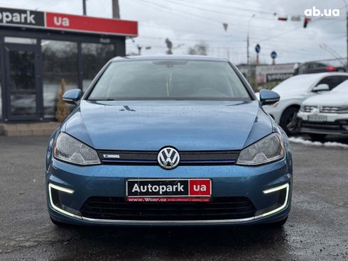 Volkswagen e-Golf 2015 синий - фото 3