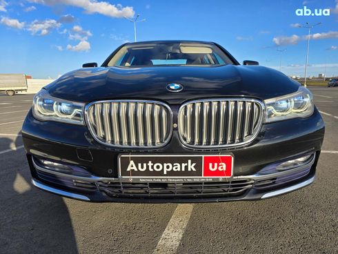 BMW 7 серия 2016 черный - фото 2