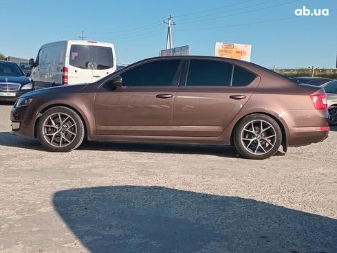 Skoda octavia a7 2017 коричневый - фото 11
