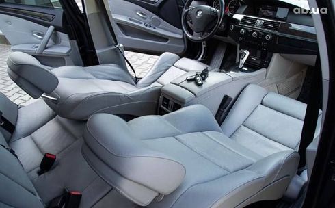BMW 5 серия 2007 черный - фото 3