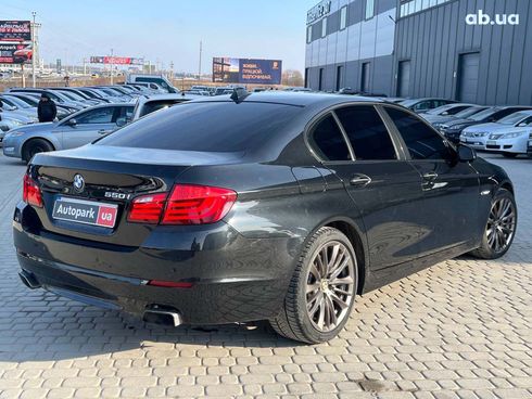 BMW 5 серия 2010 черный - фото 4