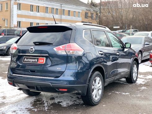 Nissan Rogue 2015 синий - фото 5