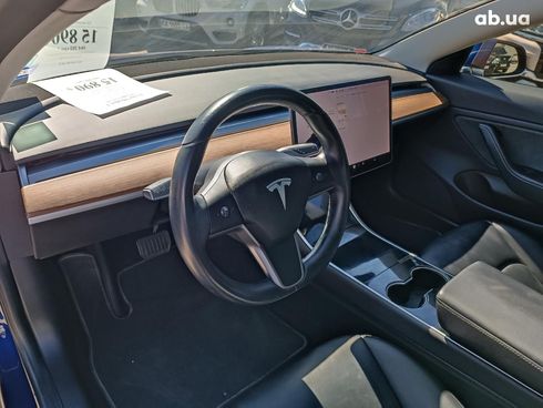 Tesla Model 3 2019 синий - фото 21