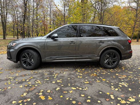 Audi Q7 2021 серый - фото 2