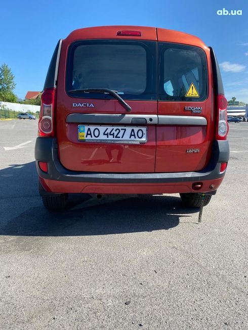 Dacia Logan 2008 вишневый - фото 4
