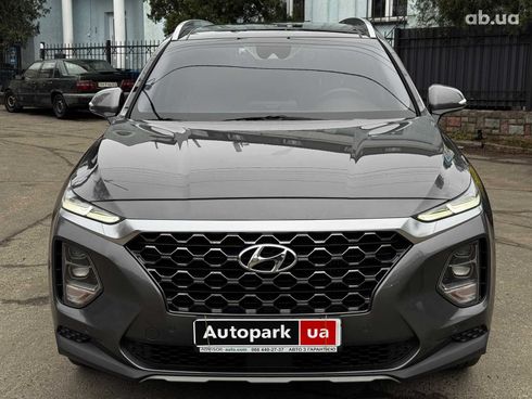 Hyundai Santa Fe 2019 серый - фото 6