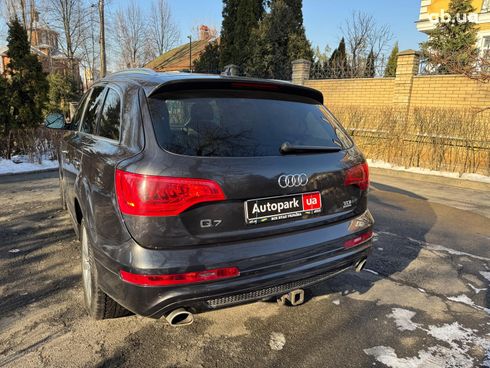 Audi Q7 2014 серый - фото 6