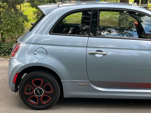 Fiat 500E 2014 синий - фото 42