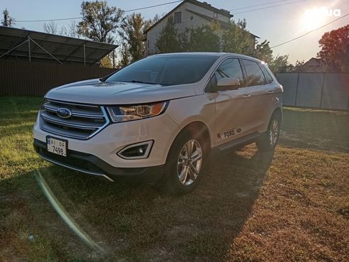 Ford Edge 2016 белый - фото 19