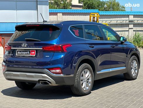 Hyundai Santa Fe 2019 синий - фото 5