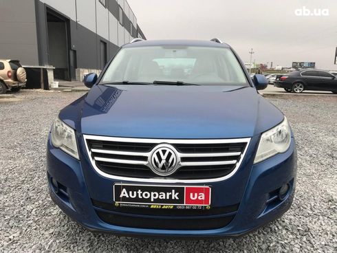 Volkswagen Tiguan 2008 синий - фото 4