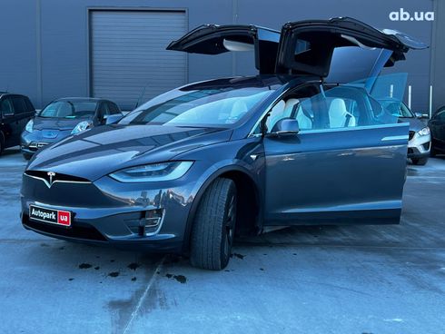 Tesla Model X 2018 серый - фото 23