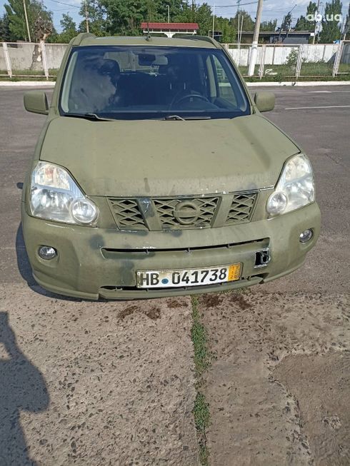 Nissan X-Trail 2008 зеленый - фото 2