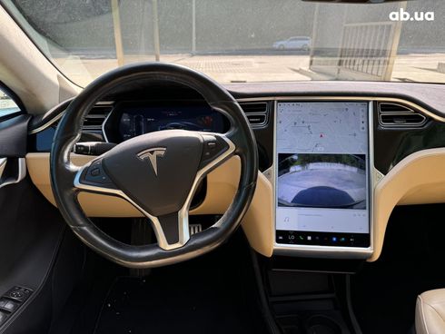 Tesla Model S 2015 синий - фото 5