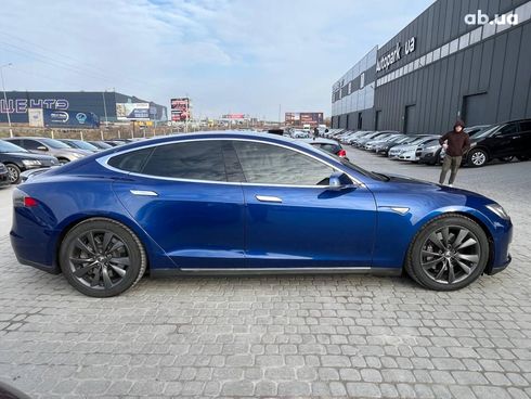 Tesla Model S 2015 синий - фото 10