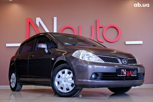 Nissan Tiida 2009 фиолетовый - фото 4