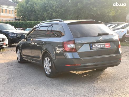 Skoda octavia a7 2017 серый - фото 6