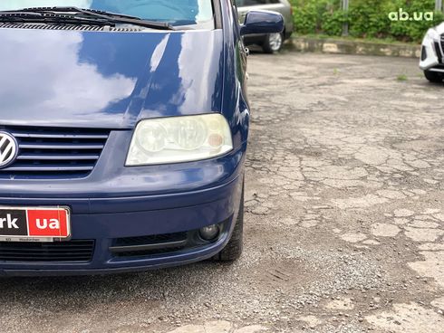 Volkswagen Sharan 2001 синий - фото 11