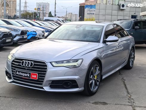 Audi A6 2017 серый - фото 3