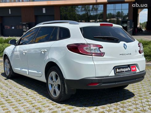 Renault Megane 2015 белый - фото 7