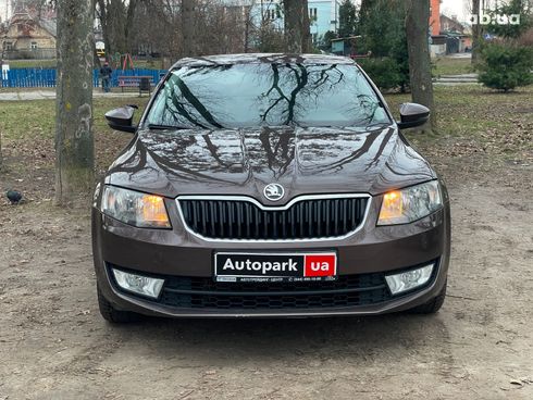 Skoda octavia a7 2014 коричневый - фото 2