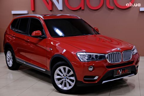 BMW X3 2017 красный - фото 4