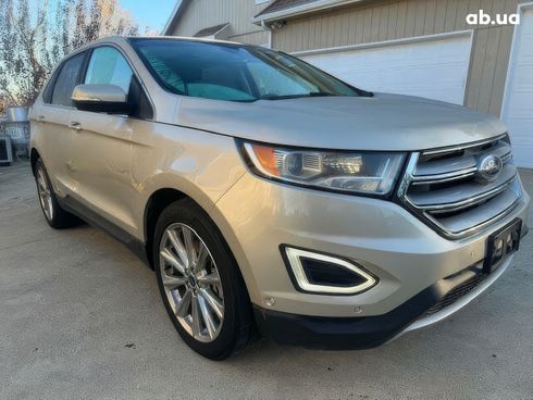 Ford Edge 2017 бежевый - фото 3