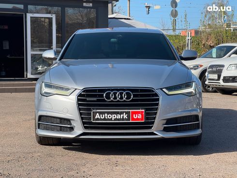 Audi A6 2015 серый - фото 4