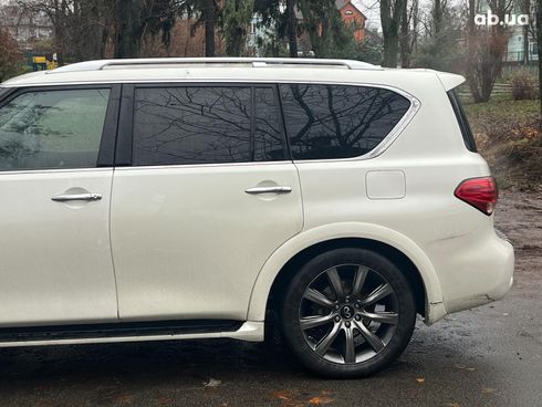 Infiniti QX80 2017 белый - фото 17