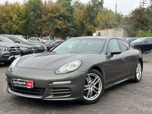 Porsche Panamera 2013 серый - фото 2