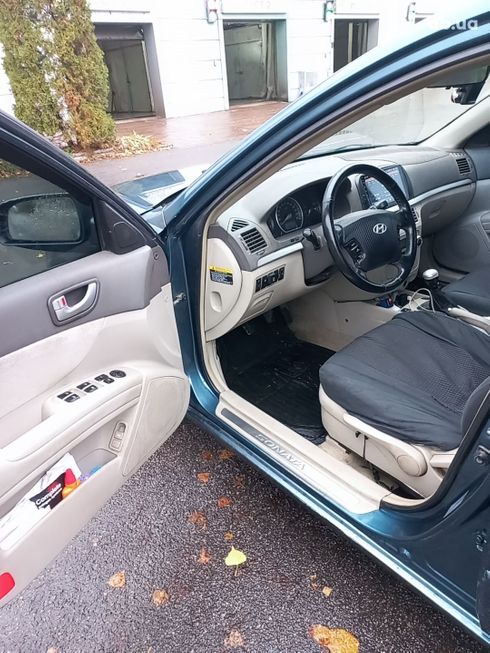 Hyundai Sonata 2005 синий - фото 5