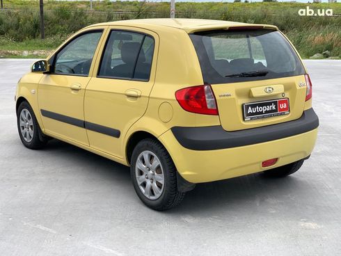 Hyundai Getz 2008 желтый - фото 11