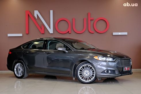 Ford Fusion 2016 серый - фото 2