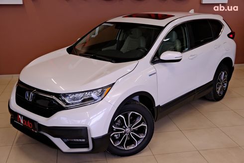 Honda CR-V 2021 белый - фото 2