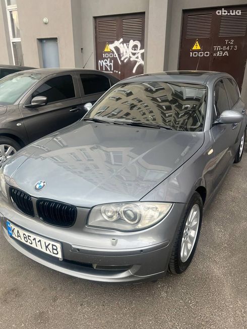 BMW 1 серия 2005 серый - фото 4