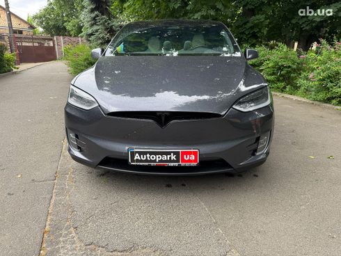 Tesla Model X 2018 серый - фото 2