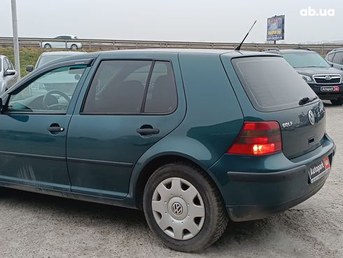 Volkswagen Golf 2001 зеленый - фото 4