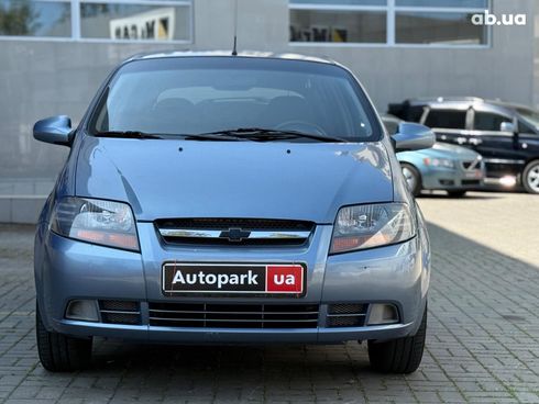 Chevrolet Aveo 2007 синий - фото 2