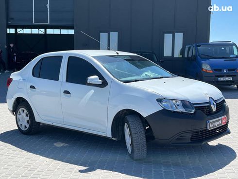 Renault Logan 2015 белый - фото 3