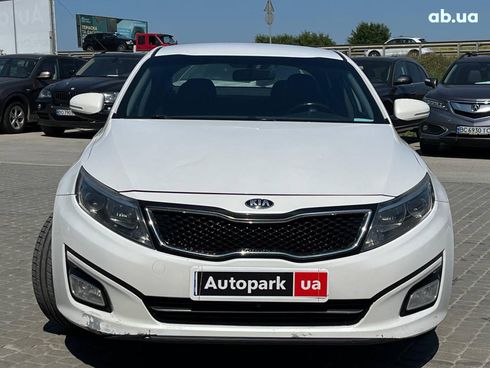 Kia K5 2014 белый - фото 2