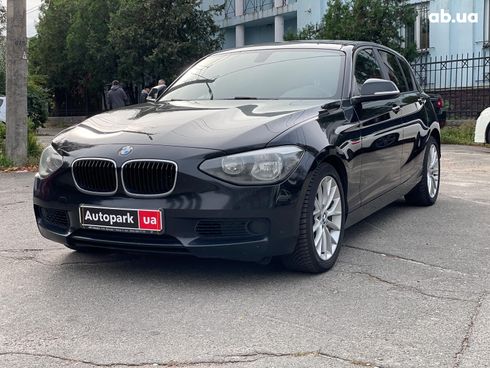 BMW 1 серия 2012 черный - фото 2