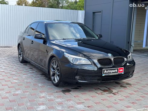 BMW 5 серия 2008 черный - фото 6