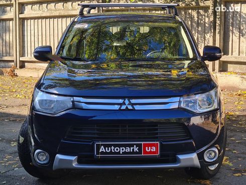 Mitsubishi Outlander 2014 синий - фото 2