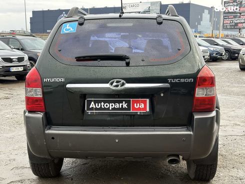 Hyundai Tucson 2008 зеленый - фото 8