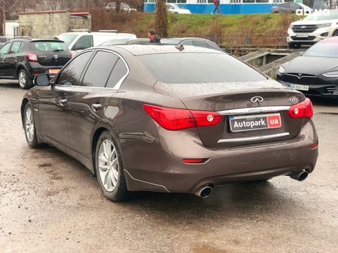 Infiniti Q50 2013 коричневый - фото 7
