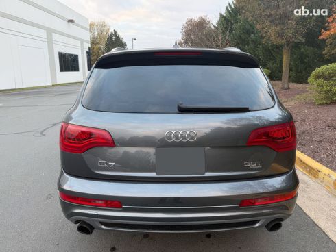 Audi Q7 2015 серый - фото 5